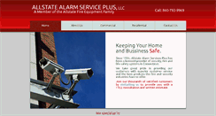 Desktop Screenshot of alarmservicesplus.com